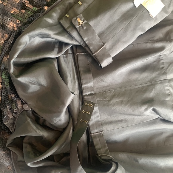 Badgley Mischka Blue Sequin Mini Dress - Picture 8 of 8